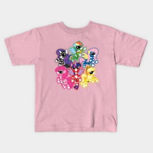 My Little Morphin Pony Rangers - 2 Kids T-Shirt